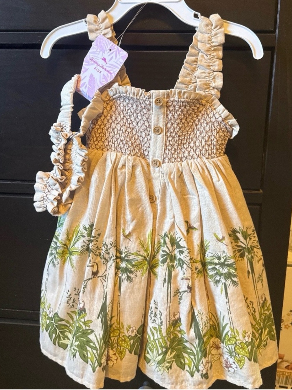 Tommy Bahama Beige Tropical Print Sundress bundle